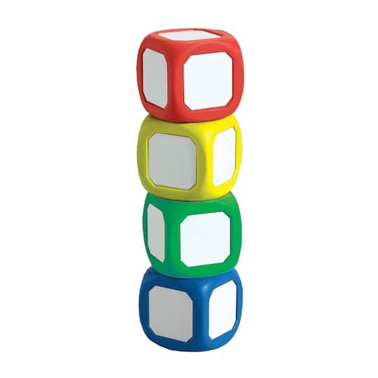 Magnetic Write-On Wipe-Off Dice Set